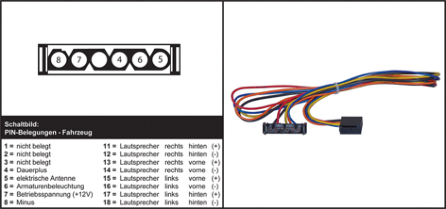 Radioanschlusskabel BMW 3er (E36) (55-023-02)