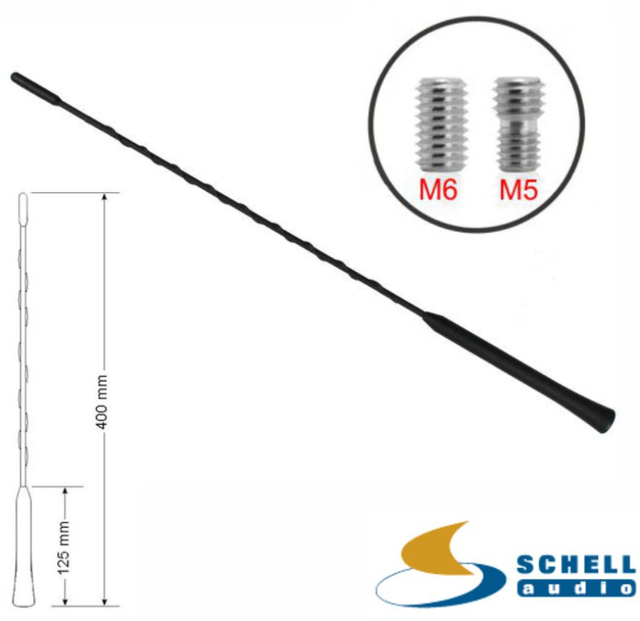Antennenstab 40cm Stab Antenne Dachantenne Stab