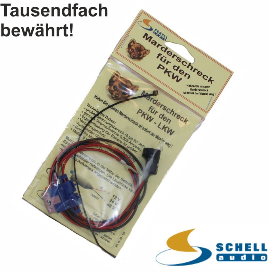 Marderschreck Profi Schell Audio Marderabwehr Marderschutz