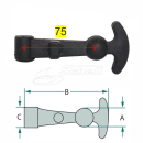 Haubenhalter 120mm Gummi Spanner Verschluss Traktor Schlepper Anhänger